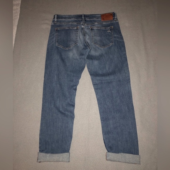 DL1961 Riley Boyfriend Cropped Straight Leg Jeans size 28 - Picture 6 of 13